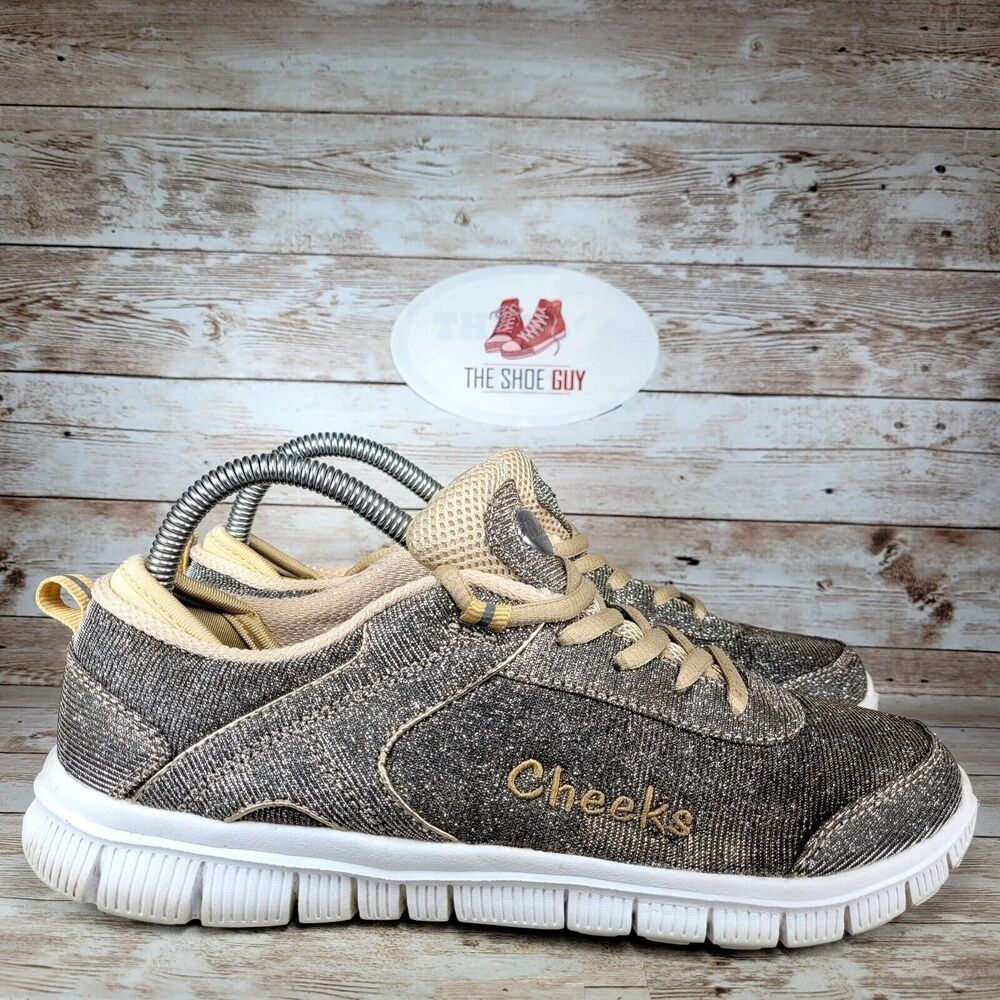 Cheeks Women's Athletic Shoes - Brown and Tan